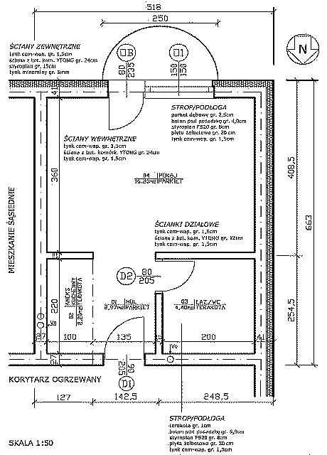 Projekt architektoniczny lokalu mieszkalnego