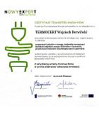 Certyfikat transferu know-how NOWY EXPERT