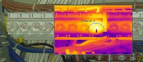Obraz wadliwego bezpiecznika w technice fuzji (thermal fusion)